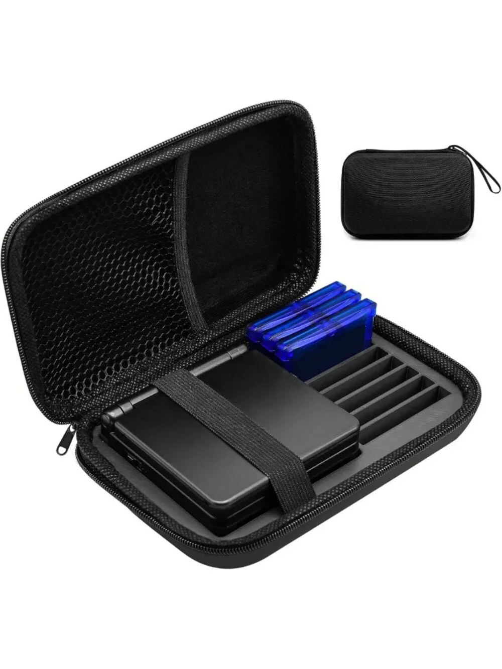 Portable Hard Case for Gameboy Advance SP - Holds 8 Games & Accessories